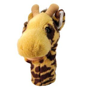 Dakin Gwendolyn Giraffe Hand Puppet Brown 12" Pretend Realistic 1990 Vintage